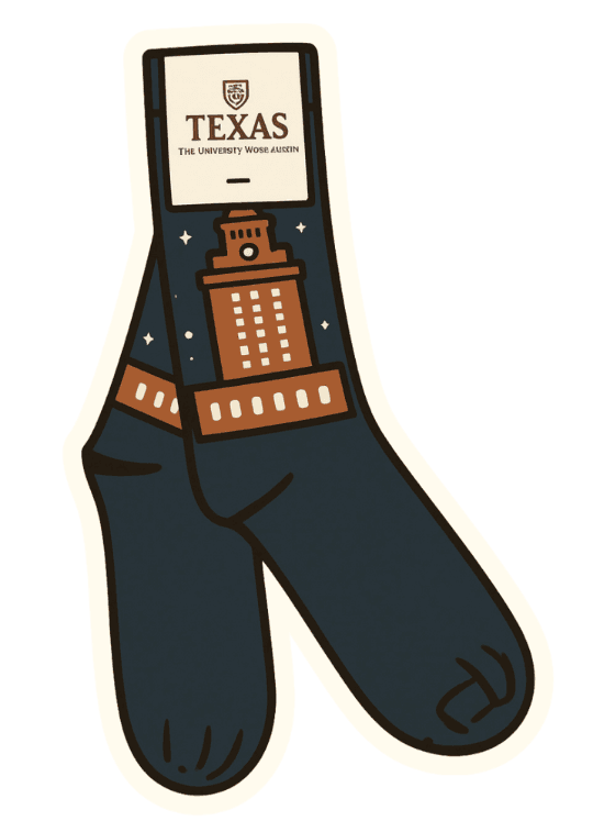 UT Tower Socks