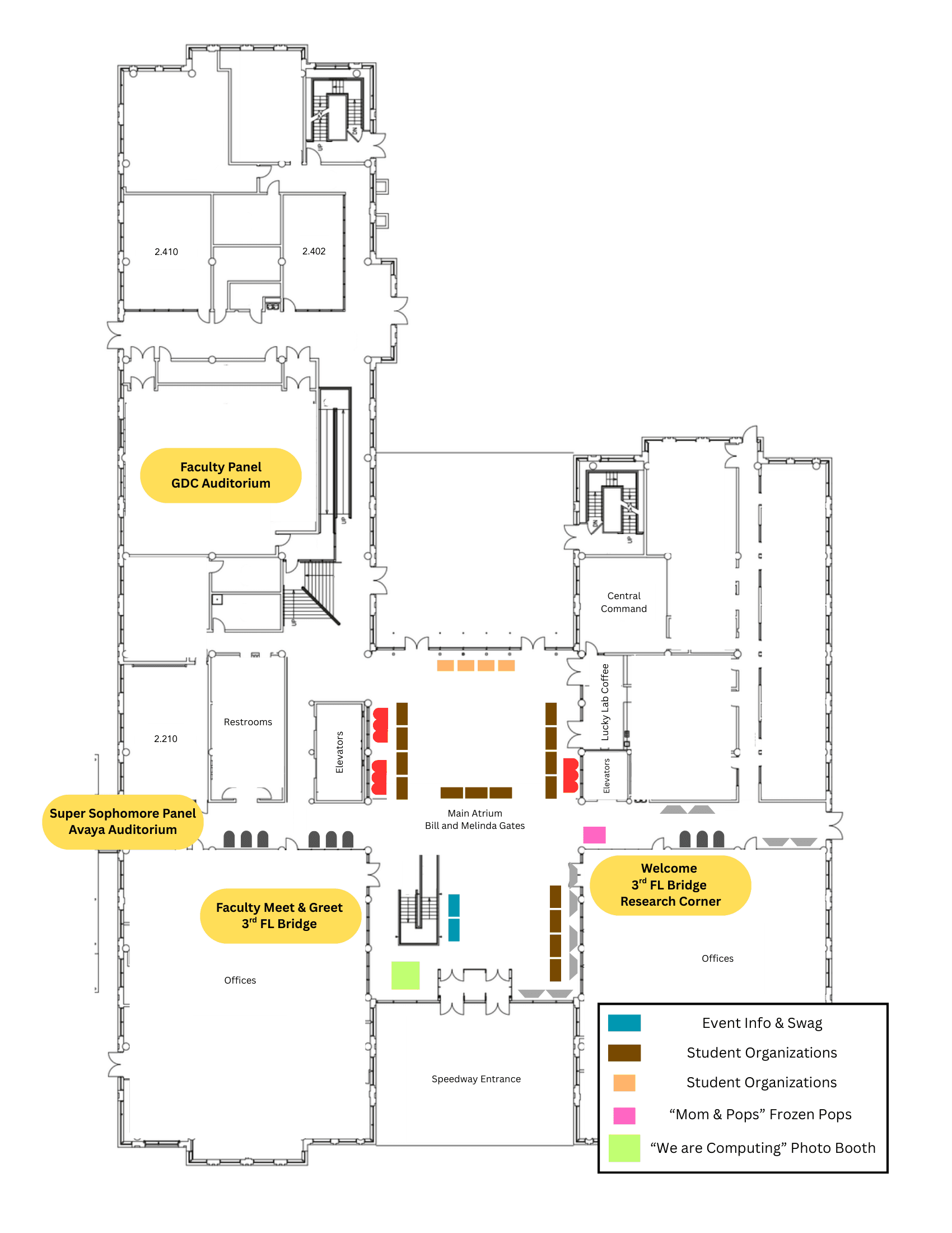 Map showing our location
